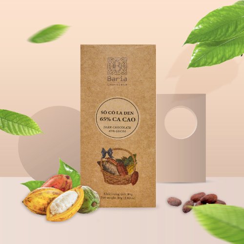 Sô cô la đen 65 ca cao 80g