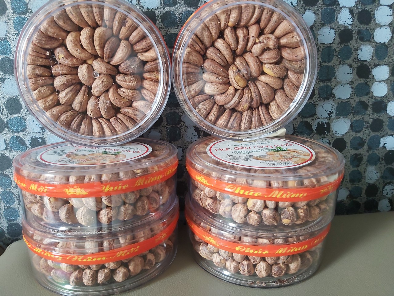 HẠT ĐIỀU RANG HẠT LỚN XẾP HÌNH