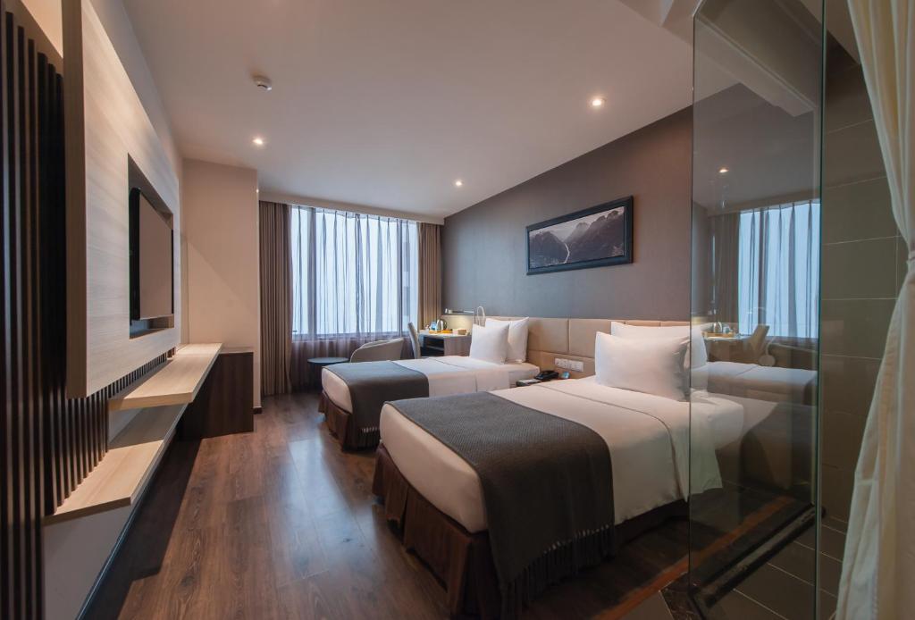 Phòng Tiêu Chuẩn 2 Giường Đơn - Alana Beach Hotel