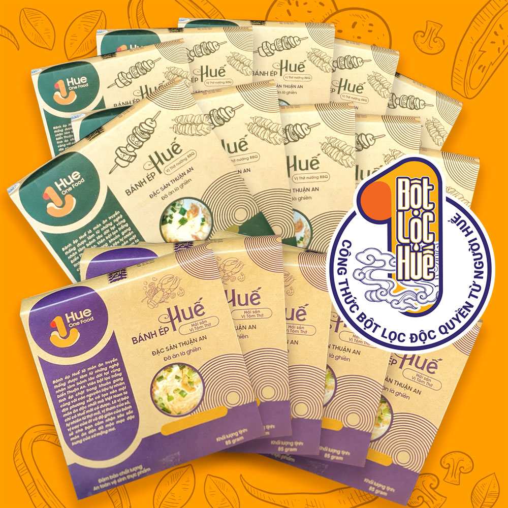 COMBO BÁNH ÉP HUẾ 10 HỘP THỊT NƯỚNG BBQ LỚN + 5 HỘP TÔM THỊT LỚN