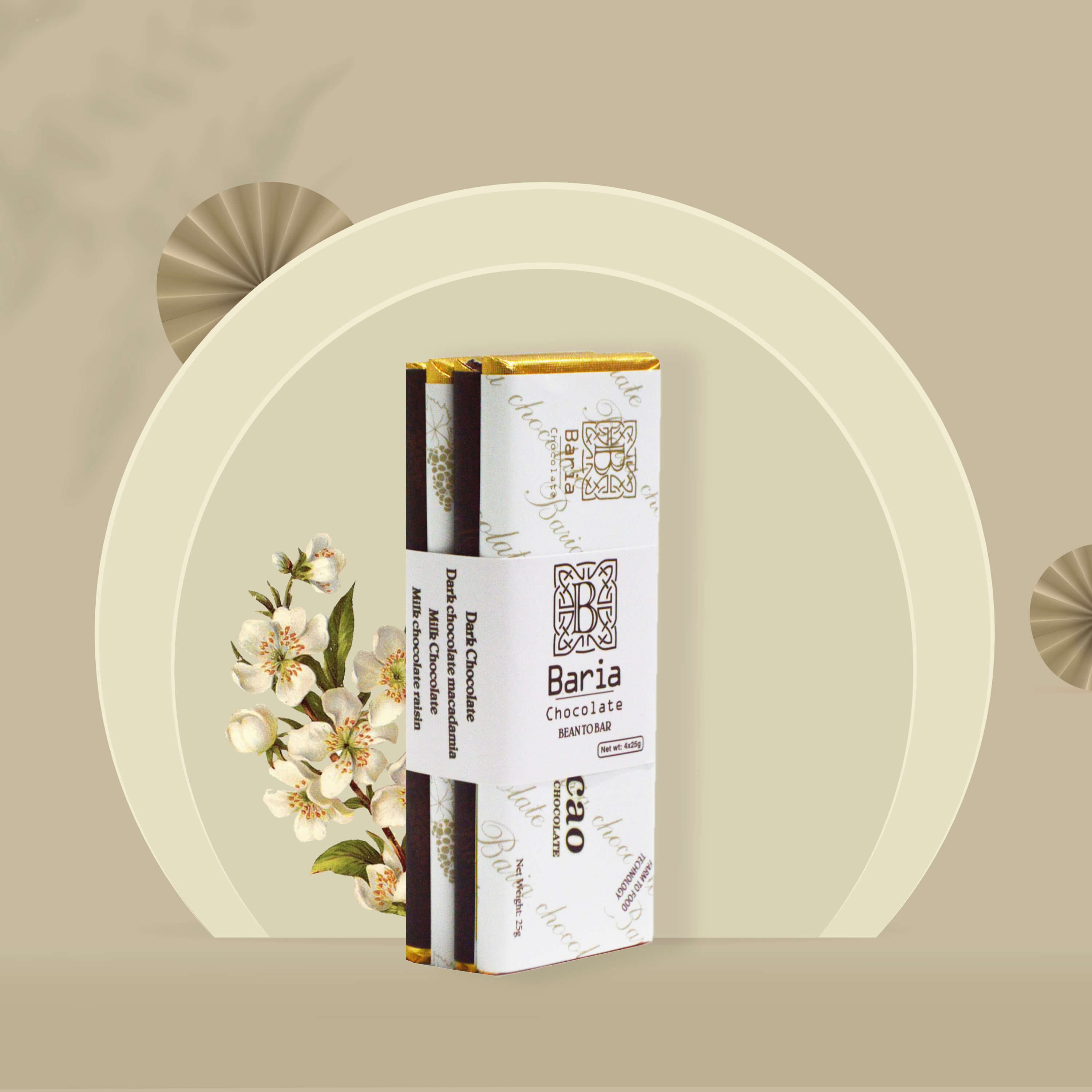 COMBO 4 THANH SOCOLA 25g - BARIA CHOCOLATE