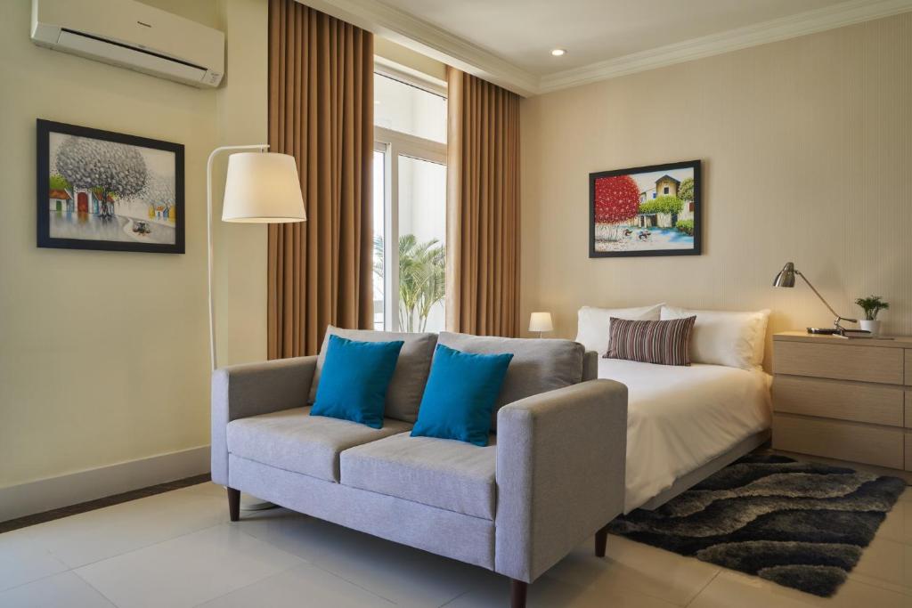 Phòng Deluxe Giường Đôi Nhìn Ra Đồi - Bao Gồm Spa - The Wind Boutique Resort - Spa Inclusive