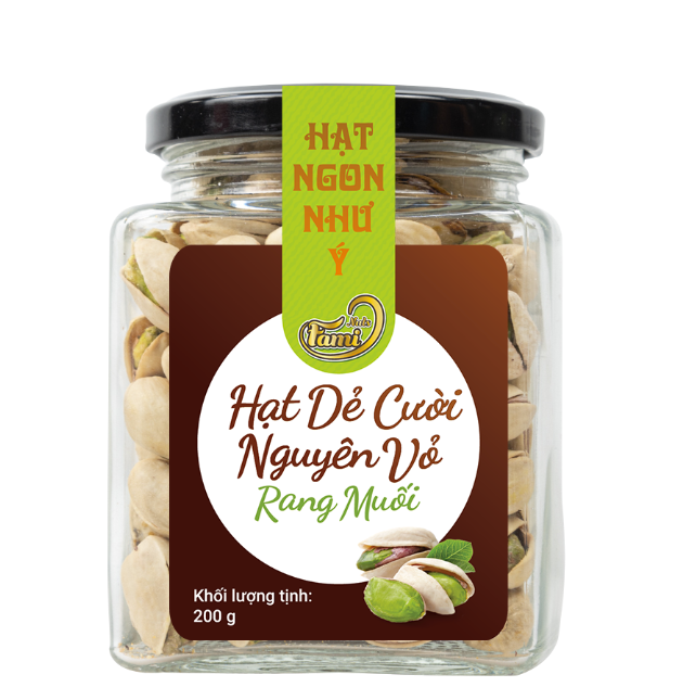 Hạt Dẻ Cười Rang Muối Faminuts Hũ Thủy Tinh 200g