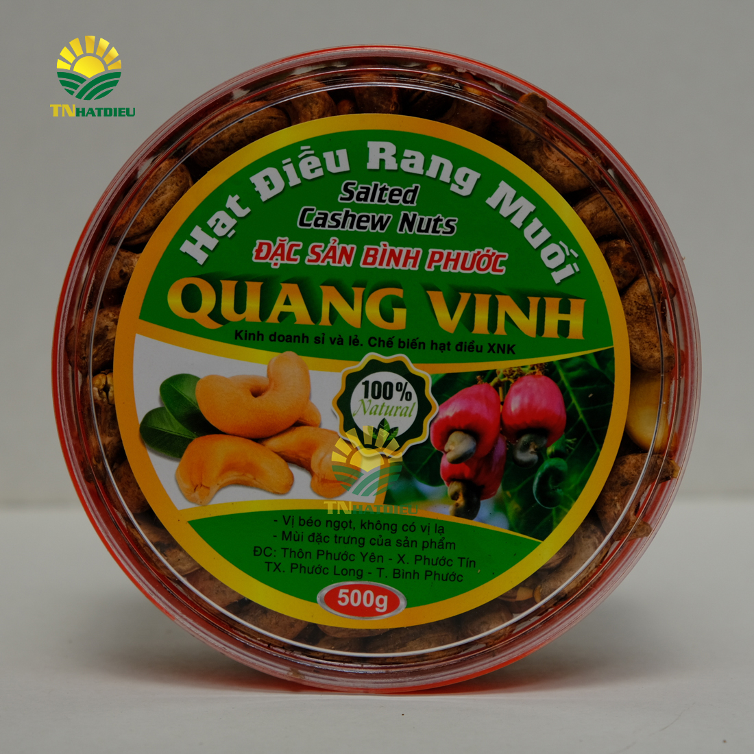 COMBO 10 HỘP ĐIỀU RANG MUỐI A VIỆT 500G ( 5 KG )