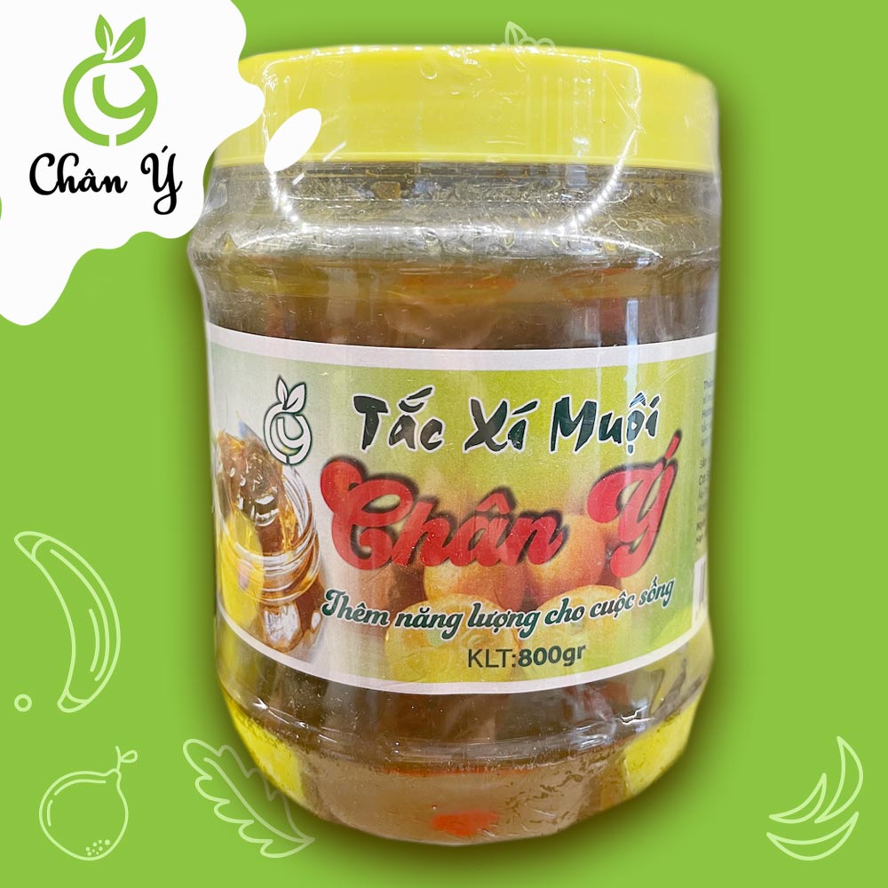 [Date xa] Tắc xí muội Chân Ý hũ 800g giải nhiệt, thanh mát