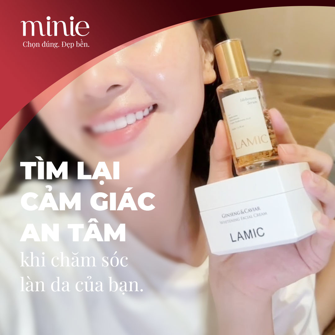 Tìm lại cảm giác an tâm khi chăm sóc làn da cùng Minie