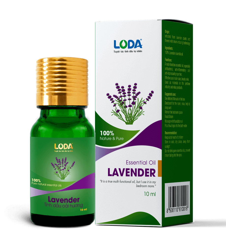 Tinh dầu Oải Hương LODA 10ml [thiên nhiên - nguyên chất]