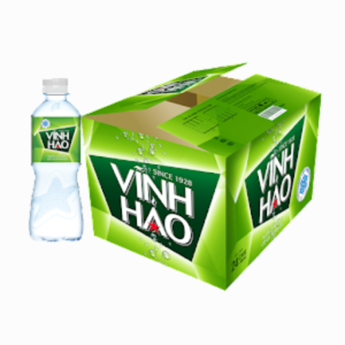Nước khoáng Vĩnh Hảo có gas 500ml