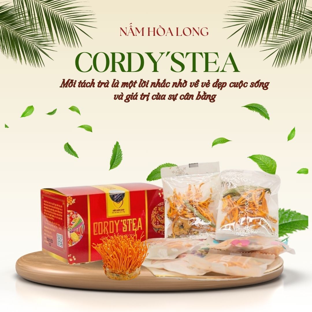 Trà hoa đông trùng hạ thảo CORDY'TEA