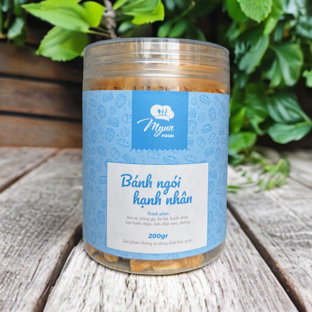 Bánh Ngói Hạnh Nhân 200gr - Myun Food Ẩm Thực Buôn Mê