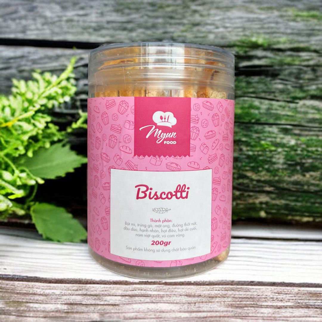 Biscotti Nguyên Vị (Original) 200gr - Myun Food Ẩm Thực Buôn Mê