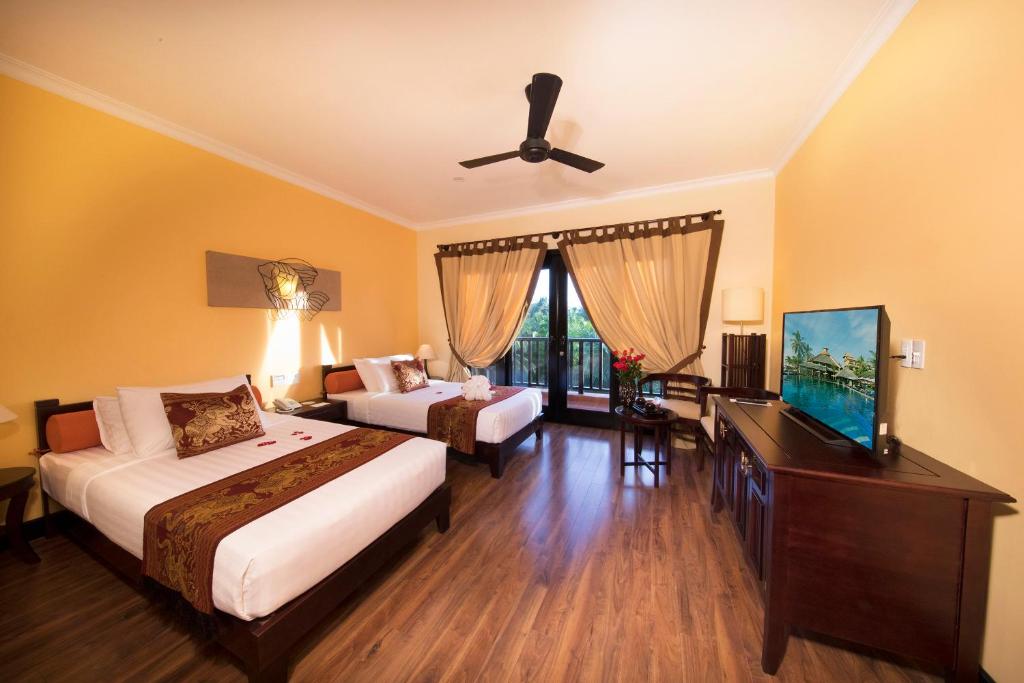 Phòng Deluxe Giường Đôi/2 Giường Đơn Nhìn Ra Vườn - Seahorse Resort & Spa