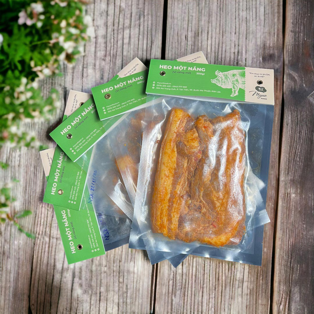 Heo Một Nắng Đăk Lăk (Vị Riềng Mẻ) 1KG - Myun Food Ẩm Thực Buôn Mê