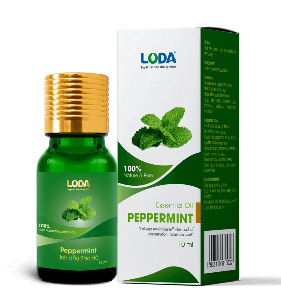 Tinh Dầu Bạc Hà 10ml (thiên nhiên - nguyên chất)