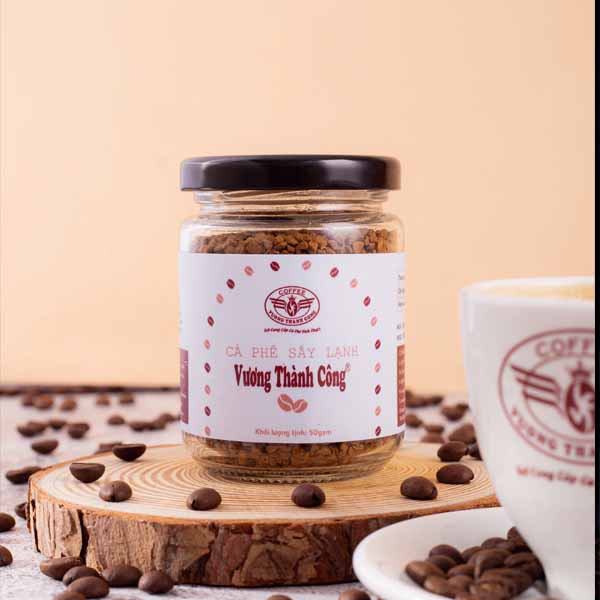 Cà phê sấy lạnh - Cà phê Vương Thành Công - Hũ 50 gram