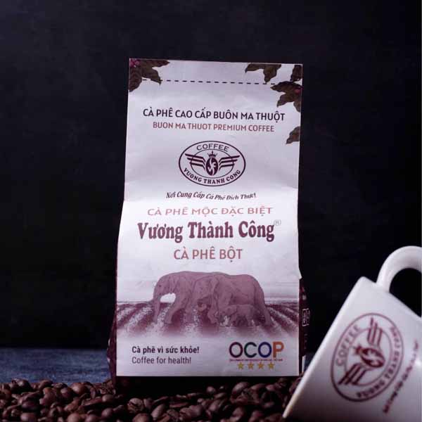 Cà phê Mộc Đặc Biệt có chứng nhận hữu cơ - Cà phê Vương Thành Công - Túi 250gram