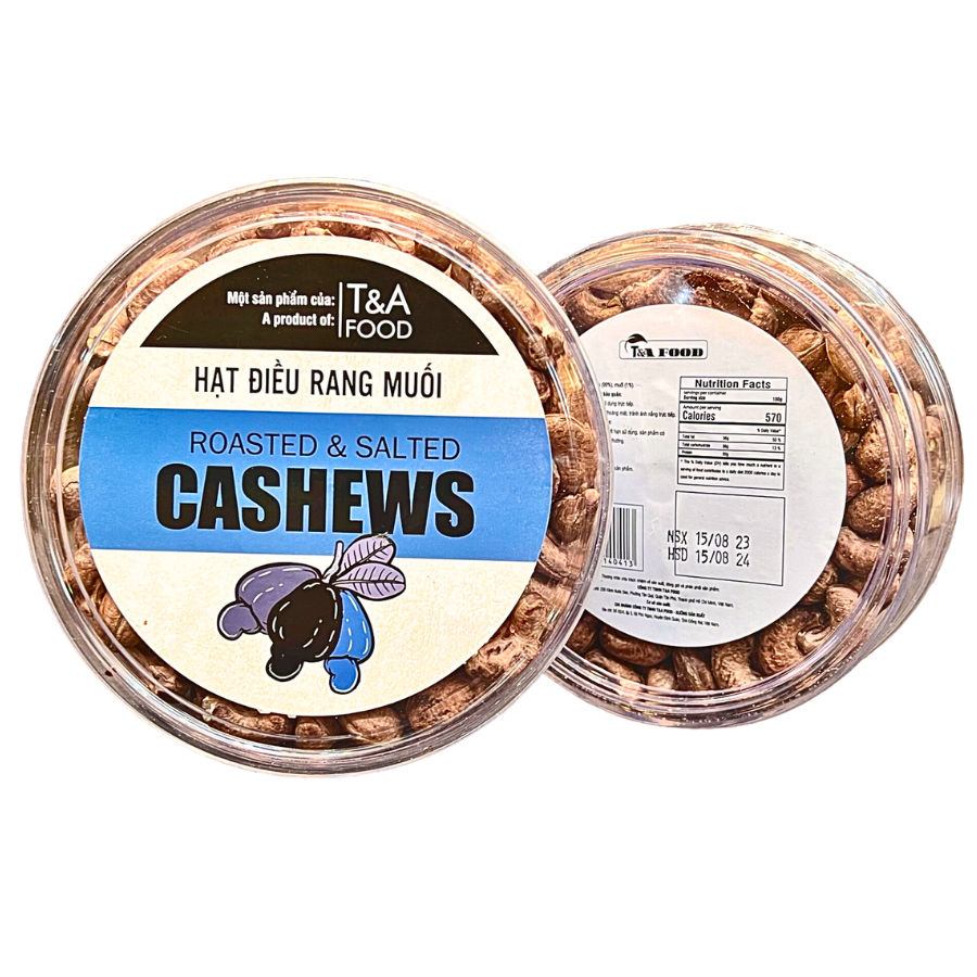 Hạt Điều Lụa A ( còn vỏ ) 550 hạt/kg , hộp meka 500Gr