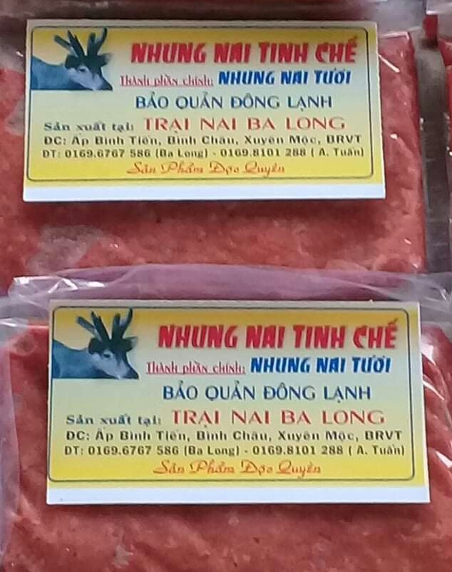 Nhung nai tinh chế 100g