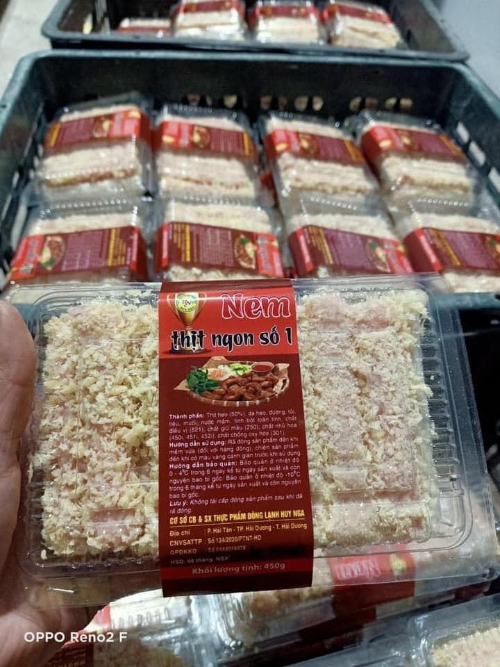 Nem chua rán Hà Nội hộp 20 que - 500g