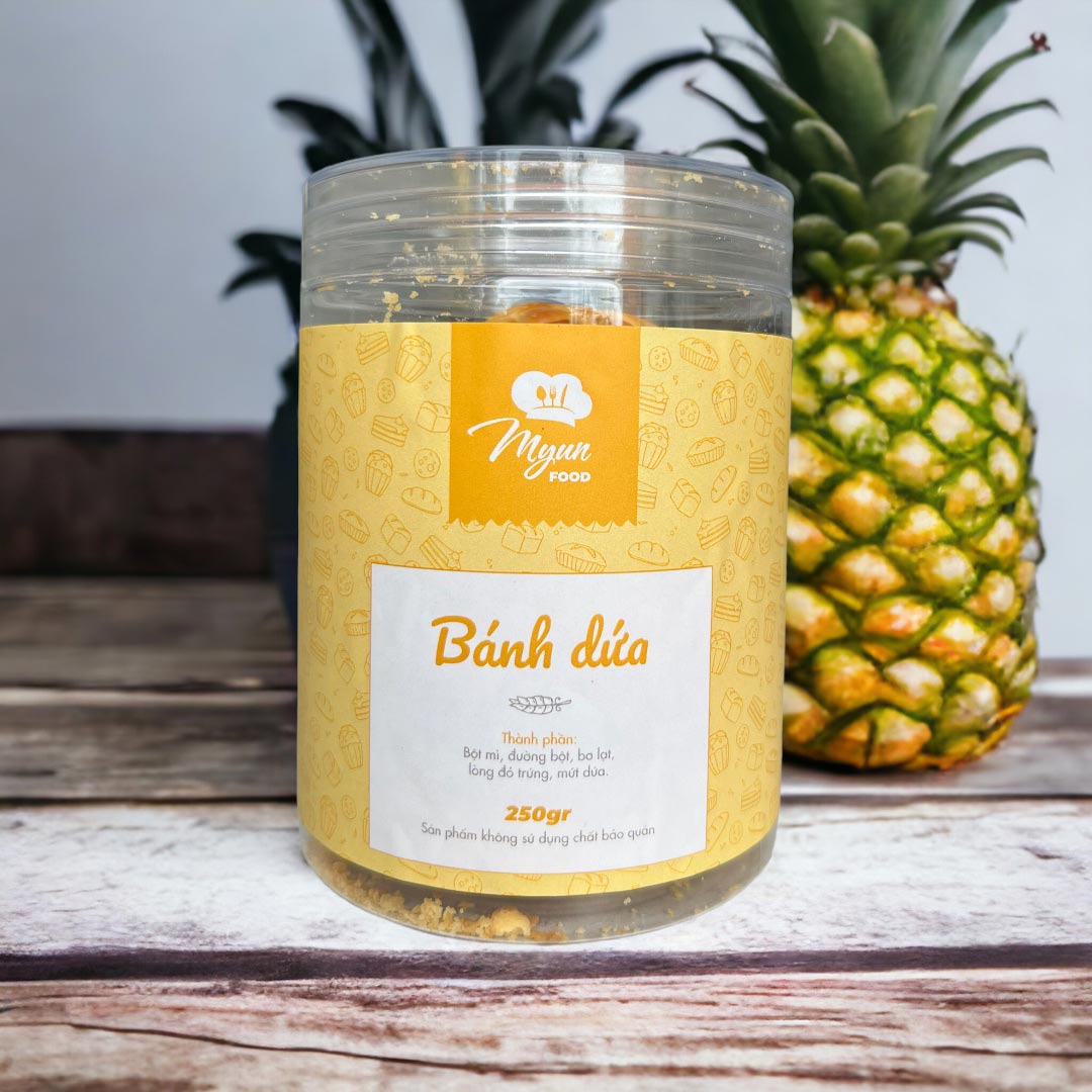 Bánh Dứa Đài Loan 250gr - Myun Food Ẩm Thực Buôn Mê