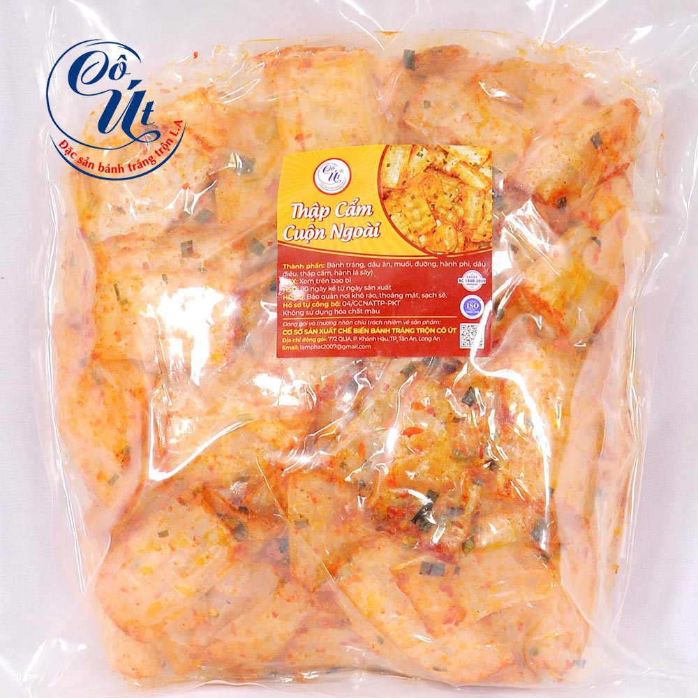 [Date xa] Bánh tráng thập cẩm cuộn ngoài Cô Út thơm ngon, lạ miệng