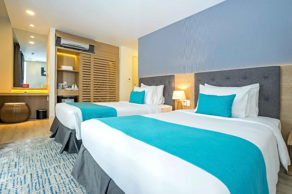 Phòng Deluxe 2 giường - OCEANAMI VILLAS