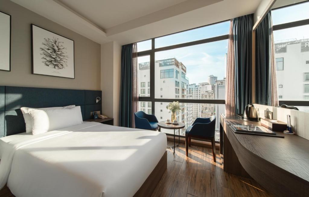 Phòng Superior Giường đôi Nhìn ra Thành phố - Aaron Hotel