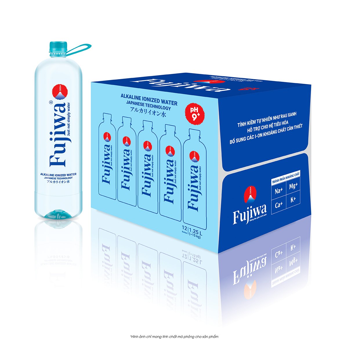 Nước uống ion kiềm alkaline Fujiwa 1.250ml