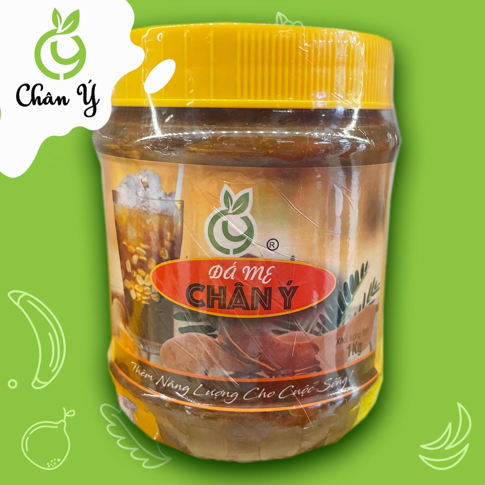 [Date xa] Đá me Chân Ý hũ 1kg thơm ngon, mát lạnh