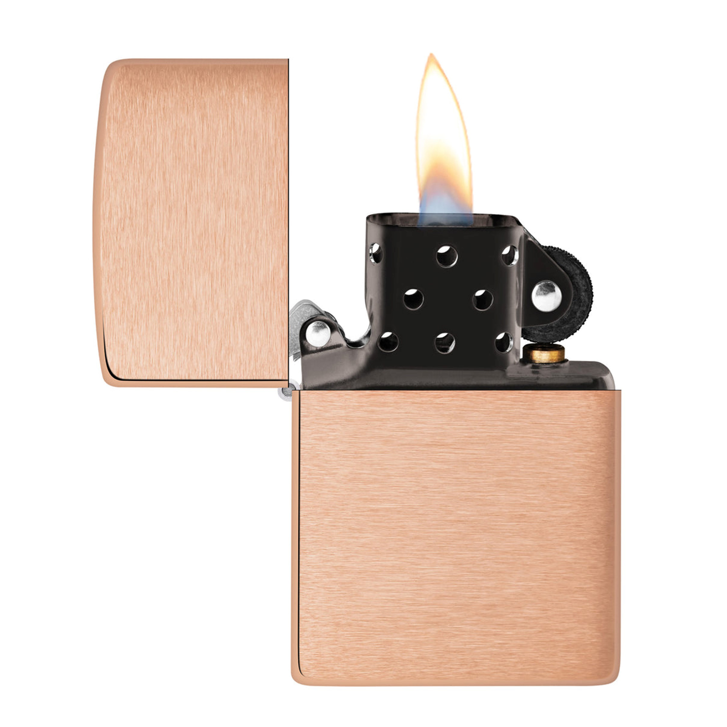 Zippo 48107 Đồng Đỏ Nguyên Khối 2022