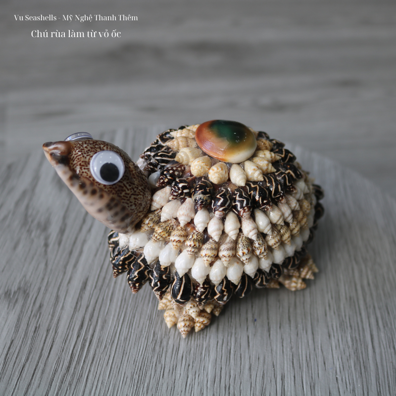 Quà tặng ý nghĩa - Chú Rùa làm từ vỏ ốc biển