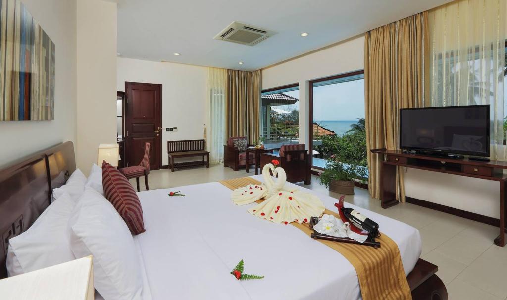 Phòng Deluxe Giường Đôi/2 Giường Đơn Nhìn Ra Vườn - Victoria Phan Thiet Beach Resort & Spa