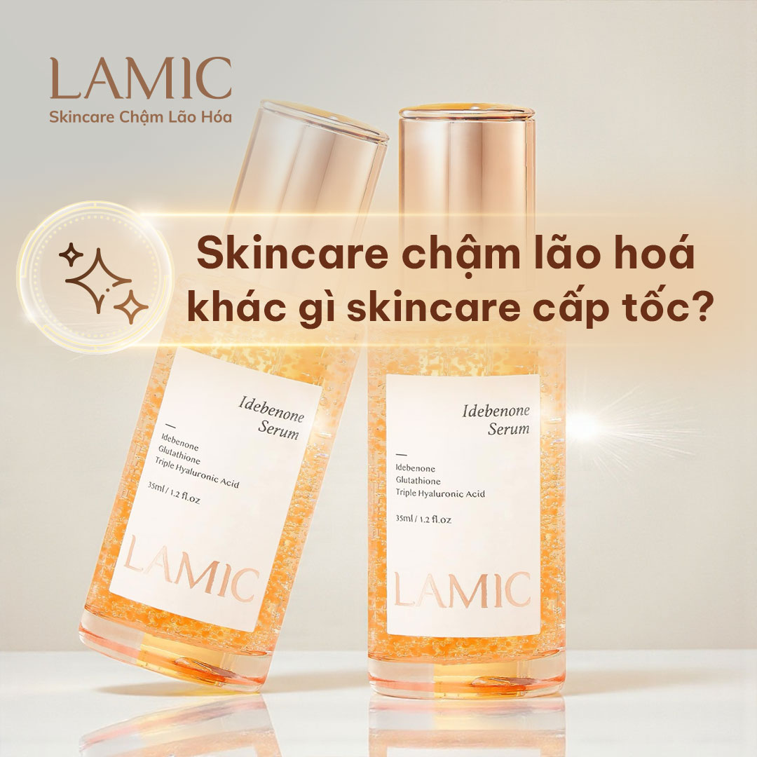 Skincare chậm lão hoá khác gì skincare cấp tốc?