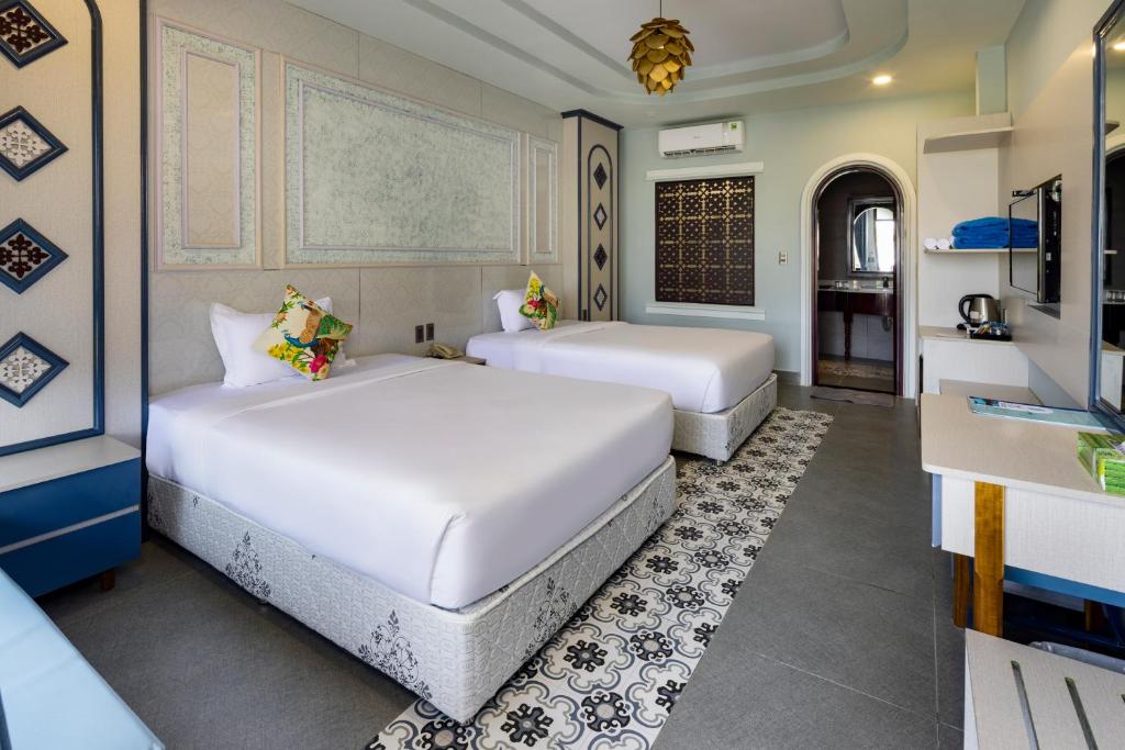 Phòng Deluxe Giường Đôi/2 Giường Đơn Nhìn Ra Vườn - Le Viva Muine Resort