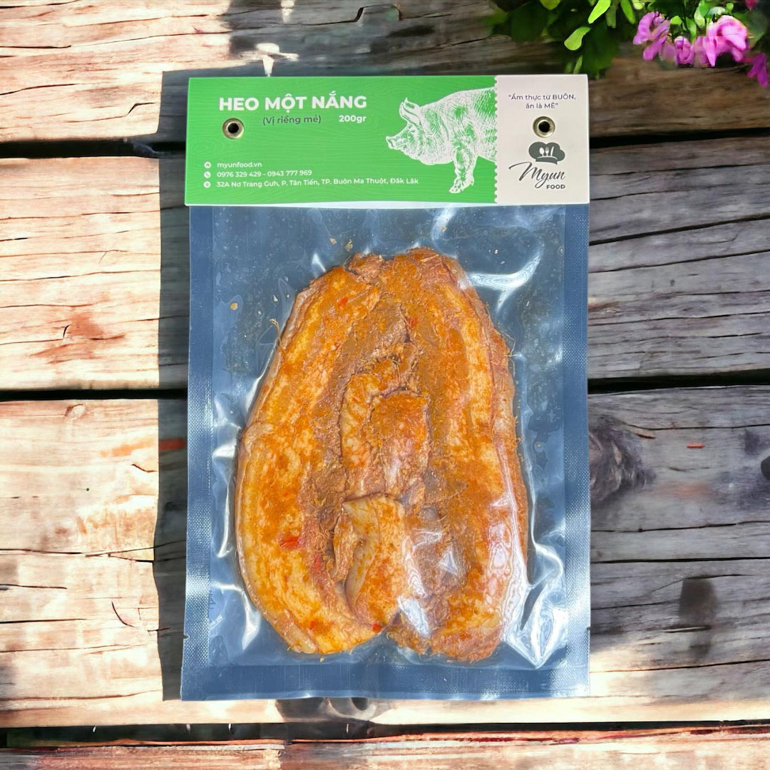 Heo Một Nắng Đăk Lăk (Vị Riềng Mẻ) 200gr - Myun Food Ẩm Thực Buôn Mê