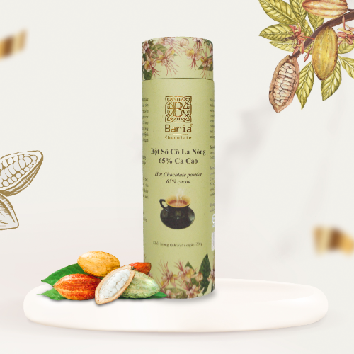 Sô cô la đen trái tim 65 ca cao 200g