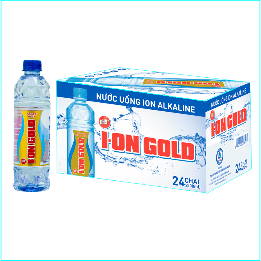 Nước uống ion kiềm alkaline I-on Gold 250ml