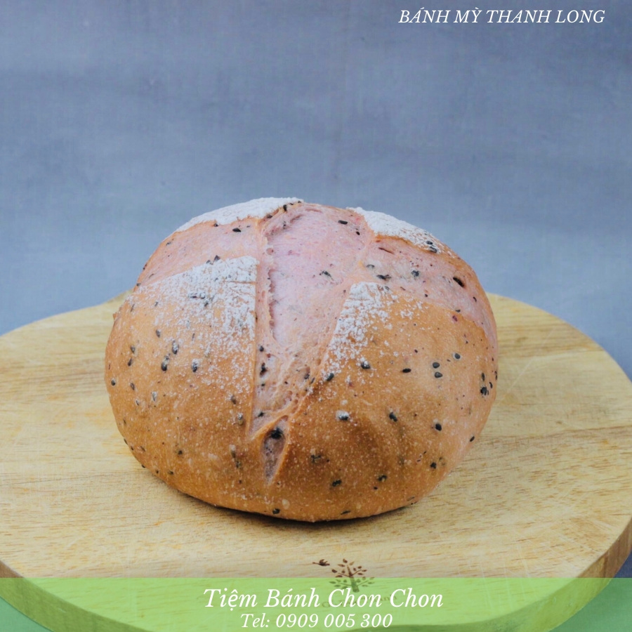 Bánh mì nguyên cám thanh long đỏ