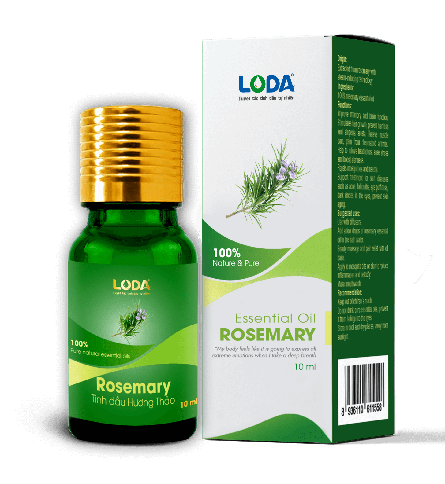 Tinh dầu Hương Thảo 10ml (thiên nhiên - nguyên chất)