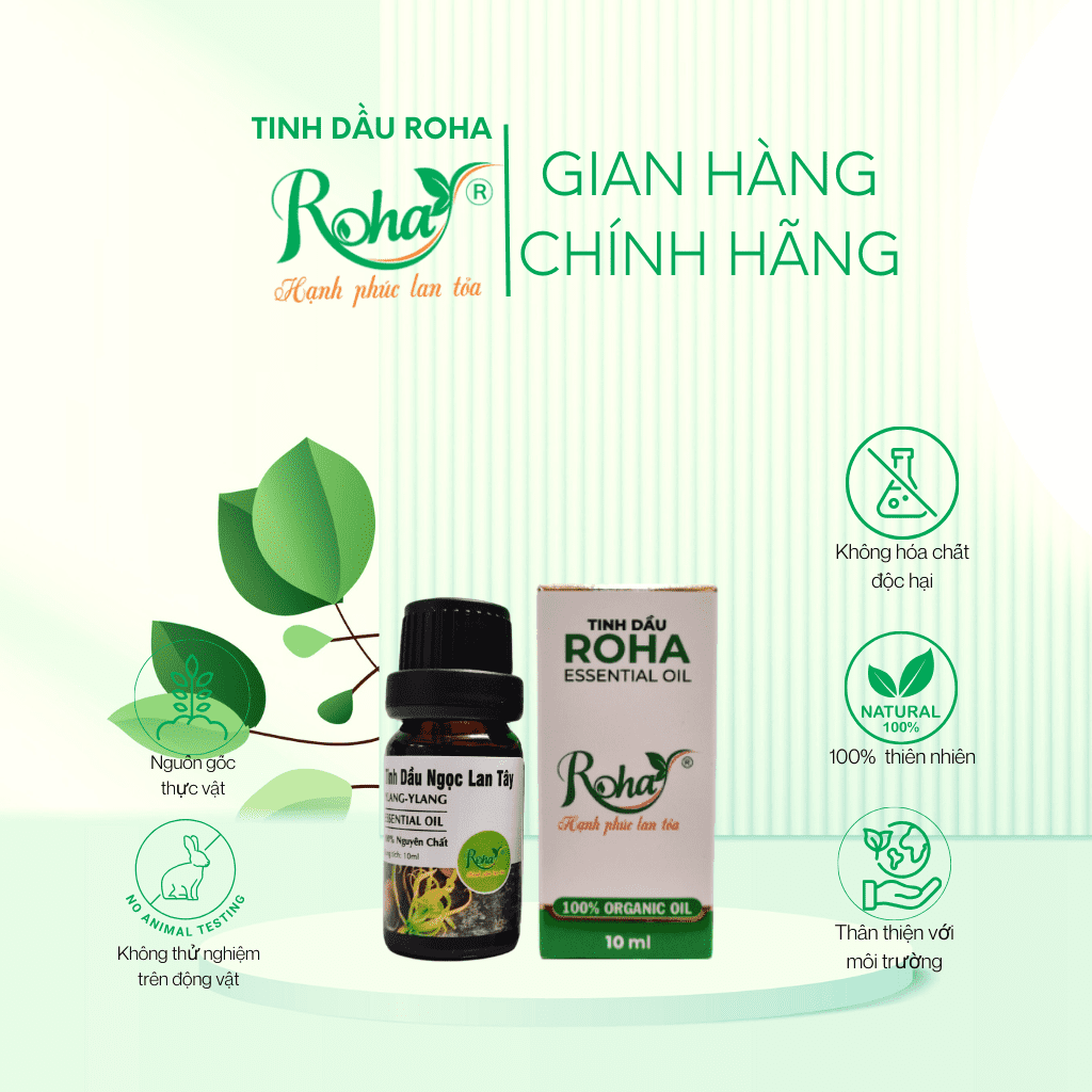 Tinh dầu Ylang Ngọc Lan Tây – 10ml