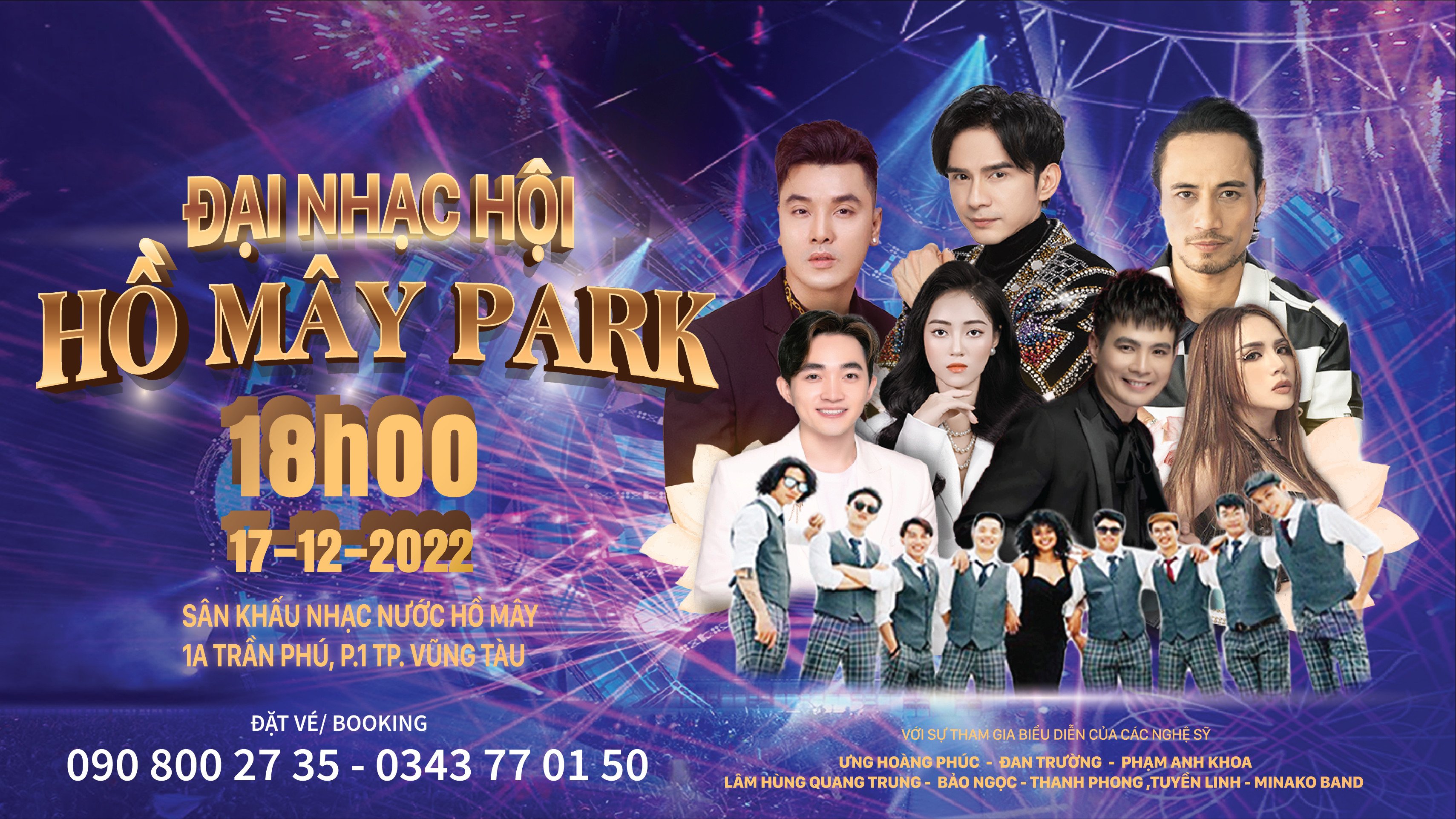 Voucher Đại Nhạc Hội Hô Mây Fest.22 (VÉ THƯỜNG) - Hồ Mây Park