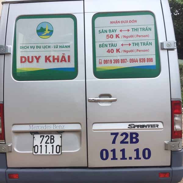 [Xe 16 chỗ] Đưa khách đi chợ - Xe Duy Khải Côn Đảo